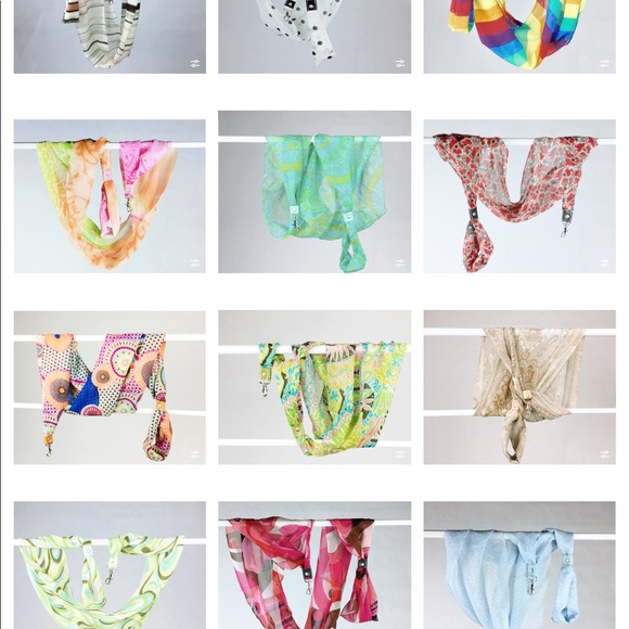 Rainbow Small Dog Scarf Leash - Picture 4 of 5